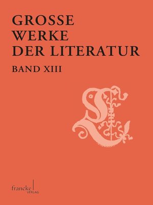 cover image of Große Werke der Literatur XIII